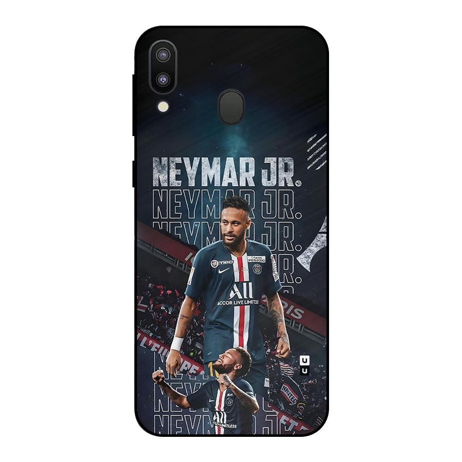 Artistic Striker Metal Back Case for Galaxy M20
