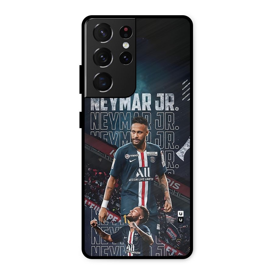 Artistic Striker Metal Back Case for Galaxy S21 Ultra 5G
