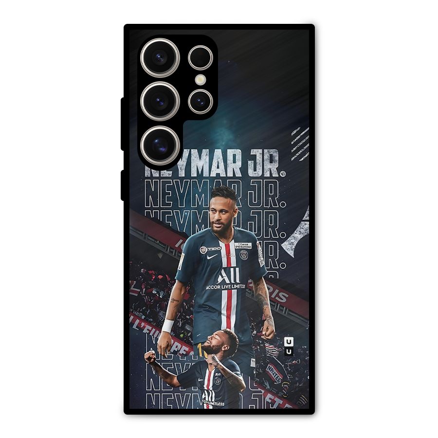 Artistic Striker Metal Back Case for Galaxy S24 Ultra