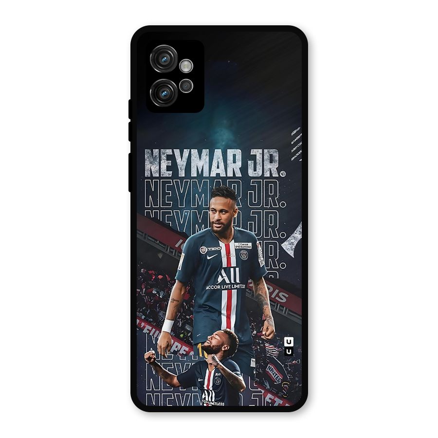 Artistic Striker Metal Back Case for Moto G32