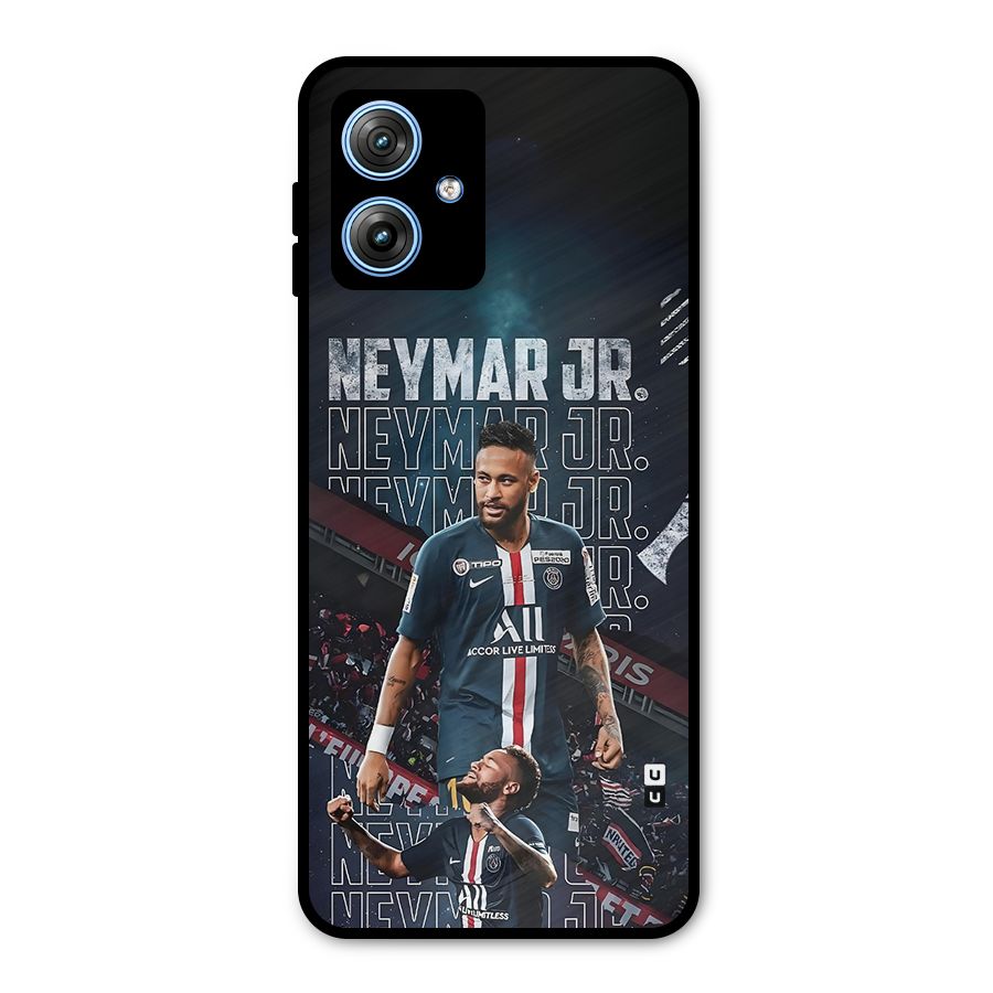 Artistic Striker Metal Back Case for Moto G54