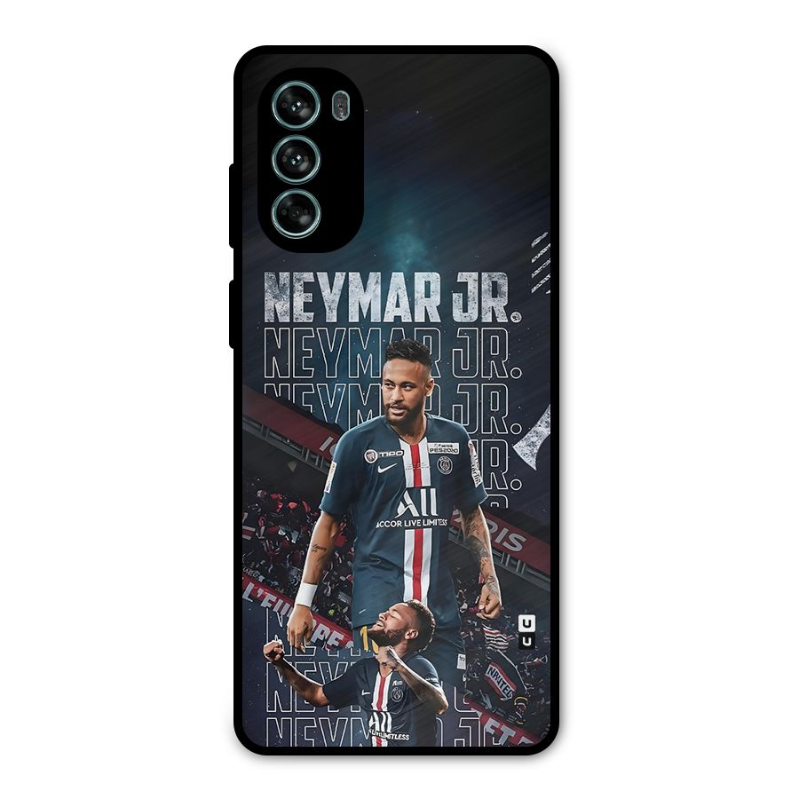 Artistic Striker Metal Back Case for Moto G62