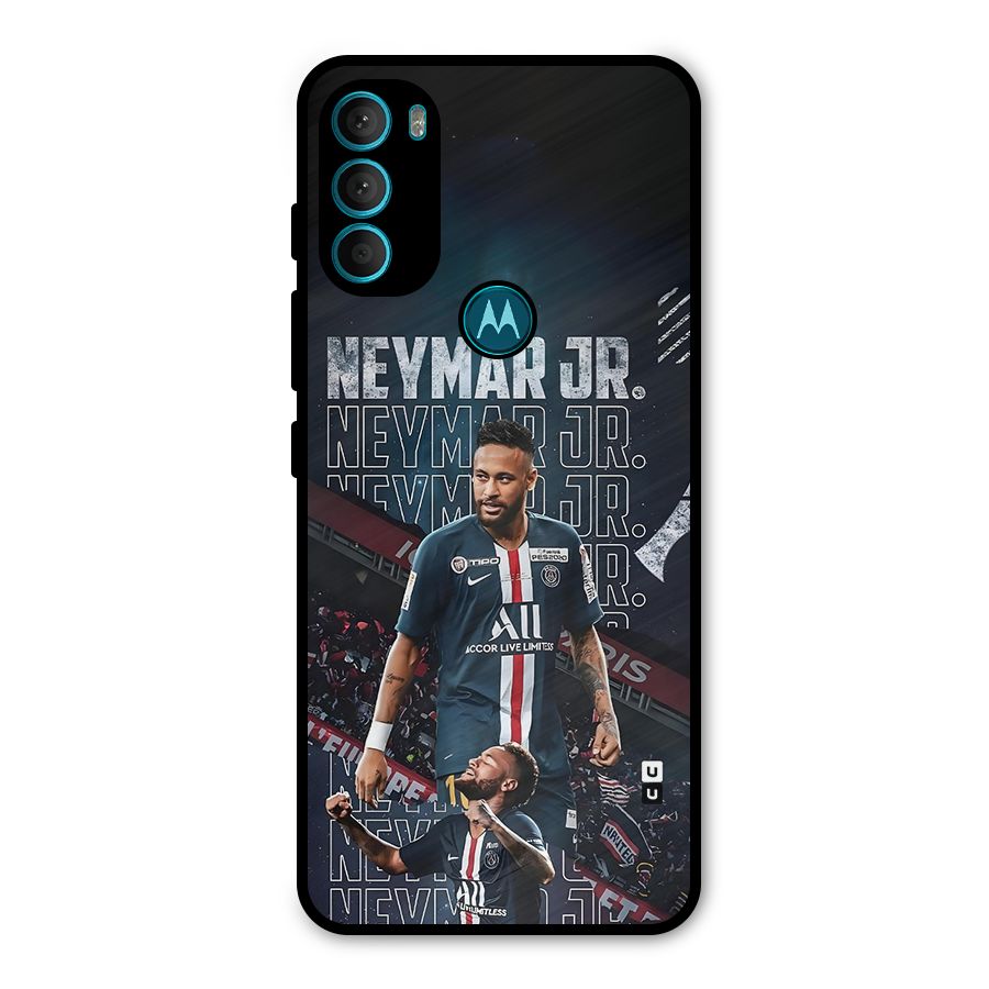Artistic Striker Metal Back Case for Moto G71 5G