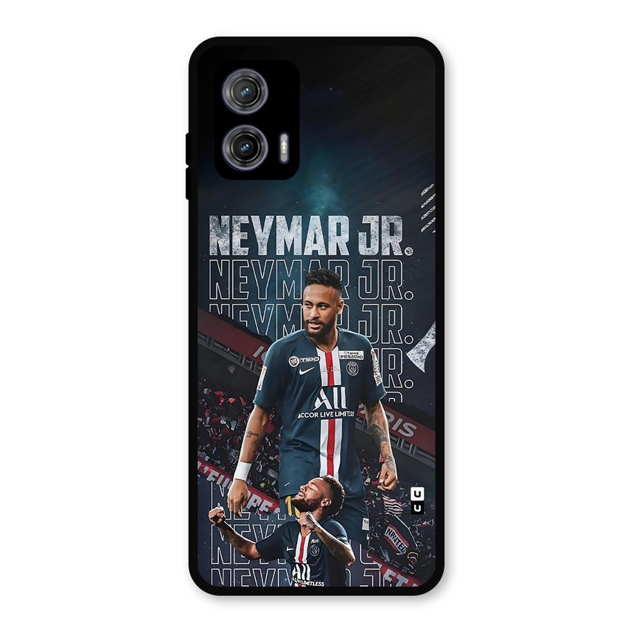 Artistic Striker Metal Back Case for Moto G73