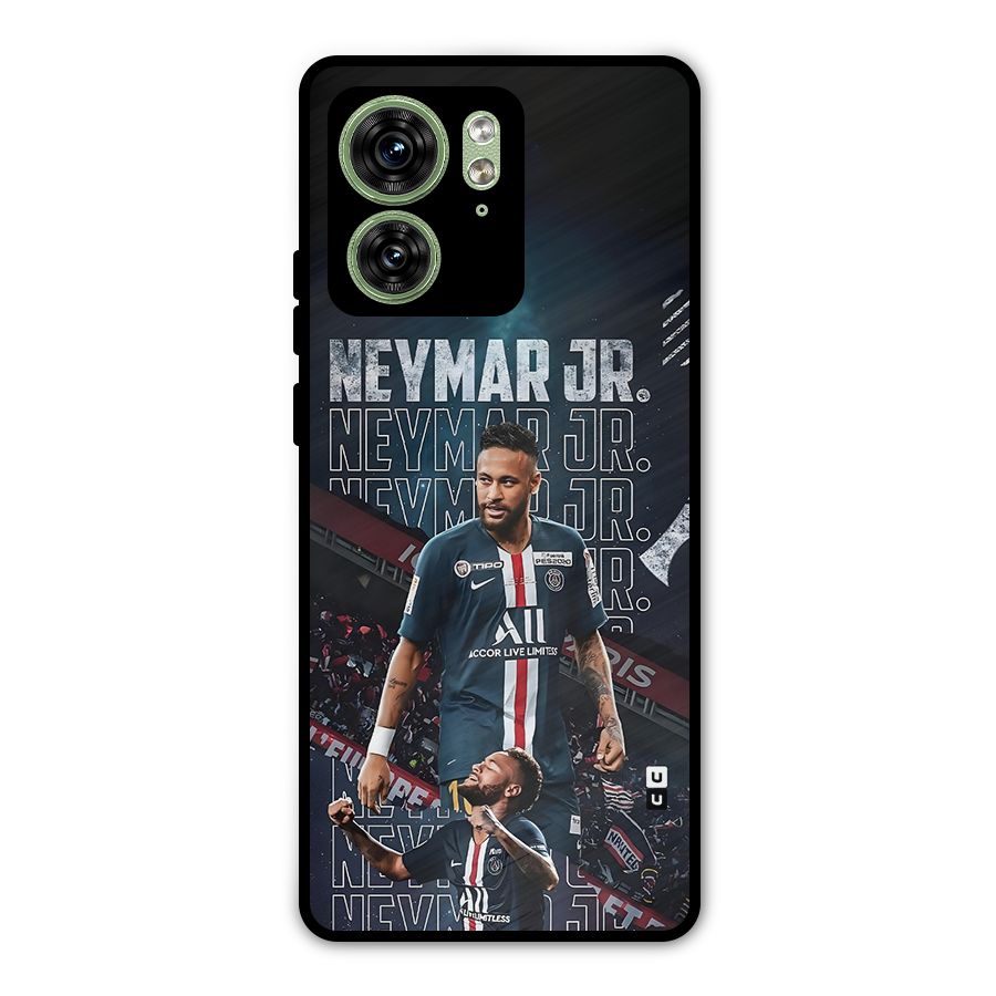 Artistic Striker Metal Back Case for Motorola Edge 40 5G