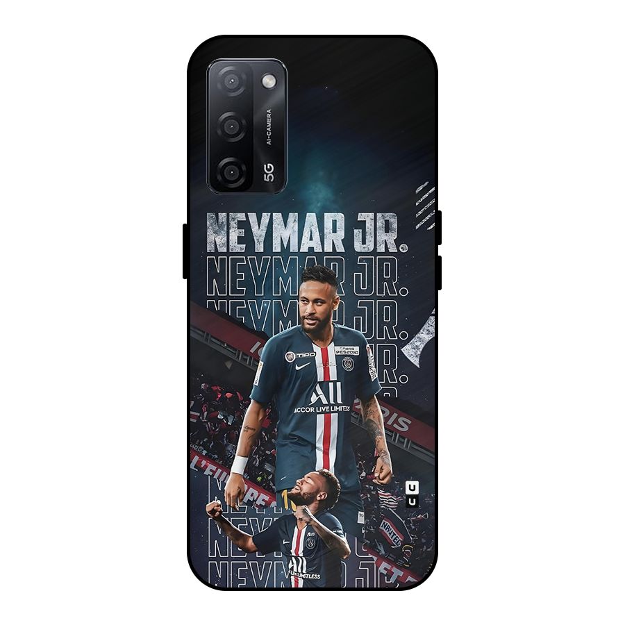 Artistic Striker Metal Back Case for Oppo A53s 5G