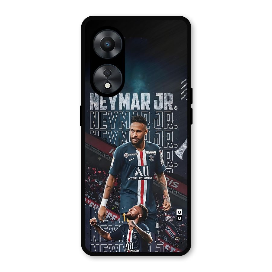 Artistic Striker Metal Back Case for Oppo A78