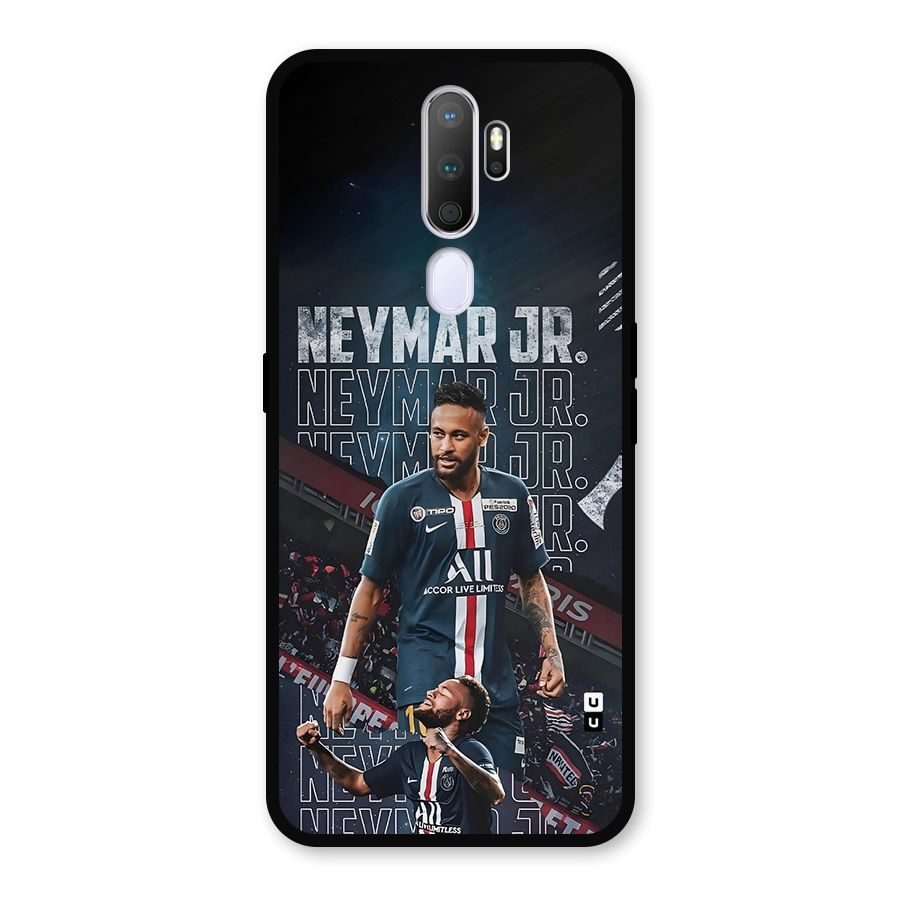Artistic Striker Metal Back Case for Oppo A9 (2020)