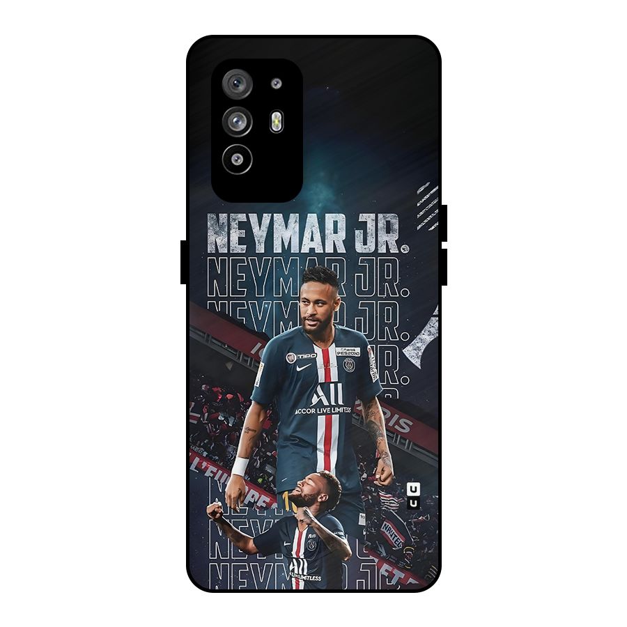 Artistic Striker Metal Back Case for Oppo F19 Pro Plus 5G