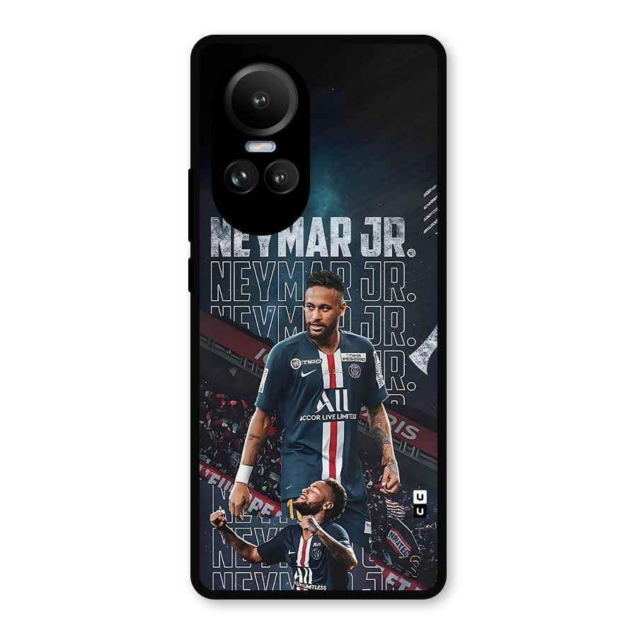 Artistic Striker Metal Back Case for Oppo Reno10