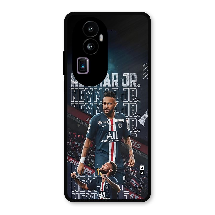 Artistic Striker Metal Back Case for Oppo Reno10 Pro Plus