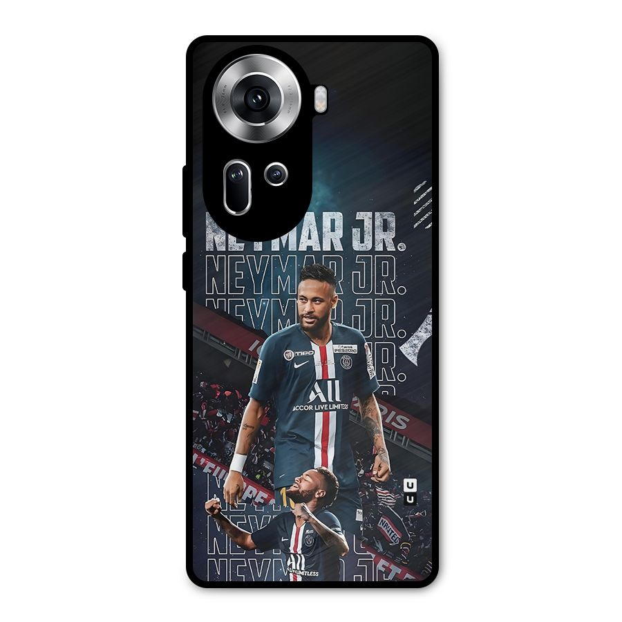 Artistic Striker Metal Back Case for Oppo Reno11 5G