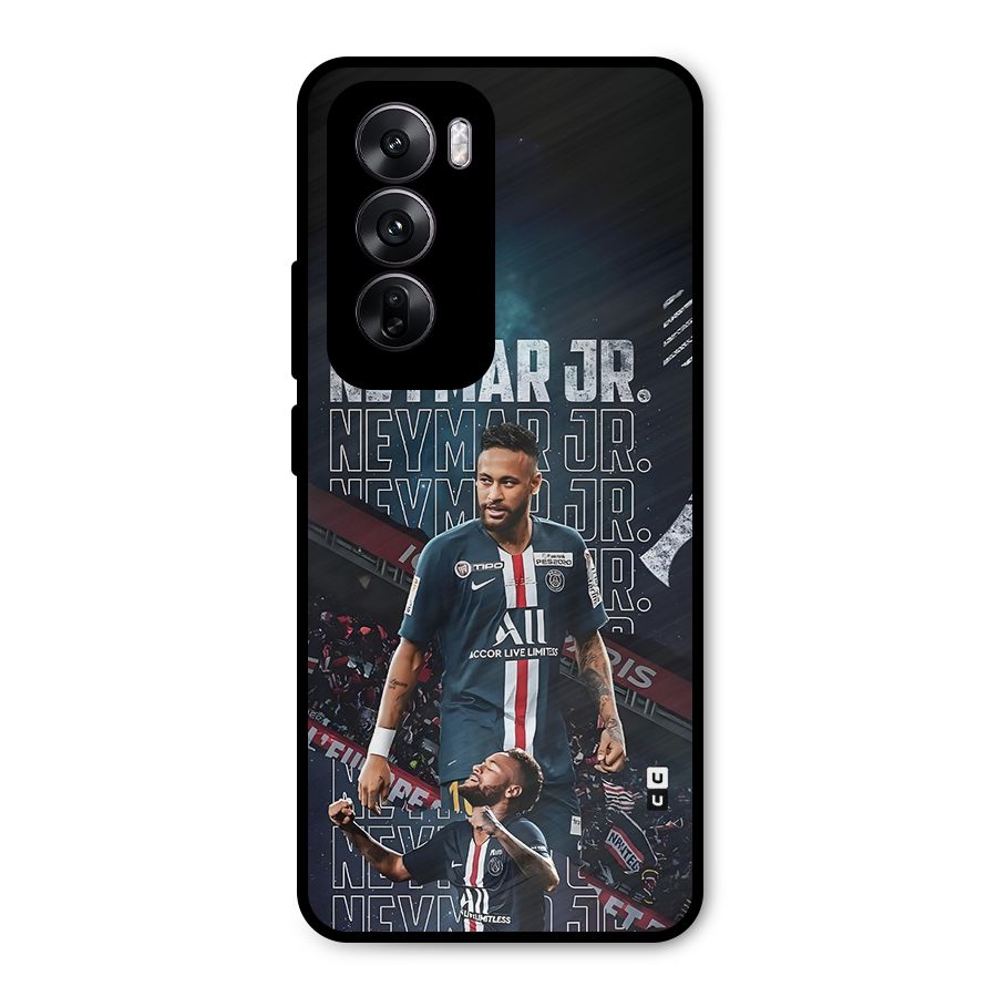 Artistic Striker Metal Back Case for Oppo Reno12