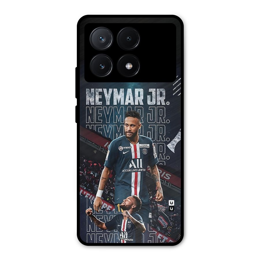 Artistic Striker Metal Back Case for Poco X6 Pro
