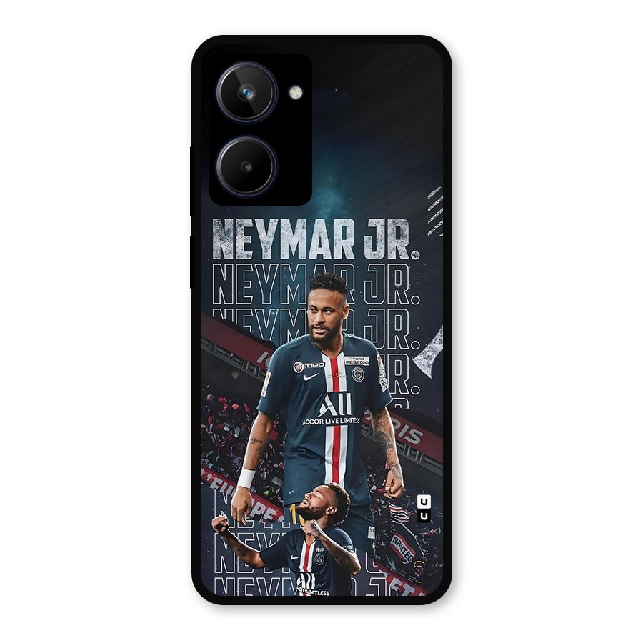Artistic Striker Metal Back Case for Realme 10