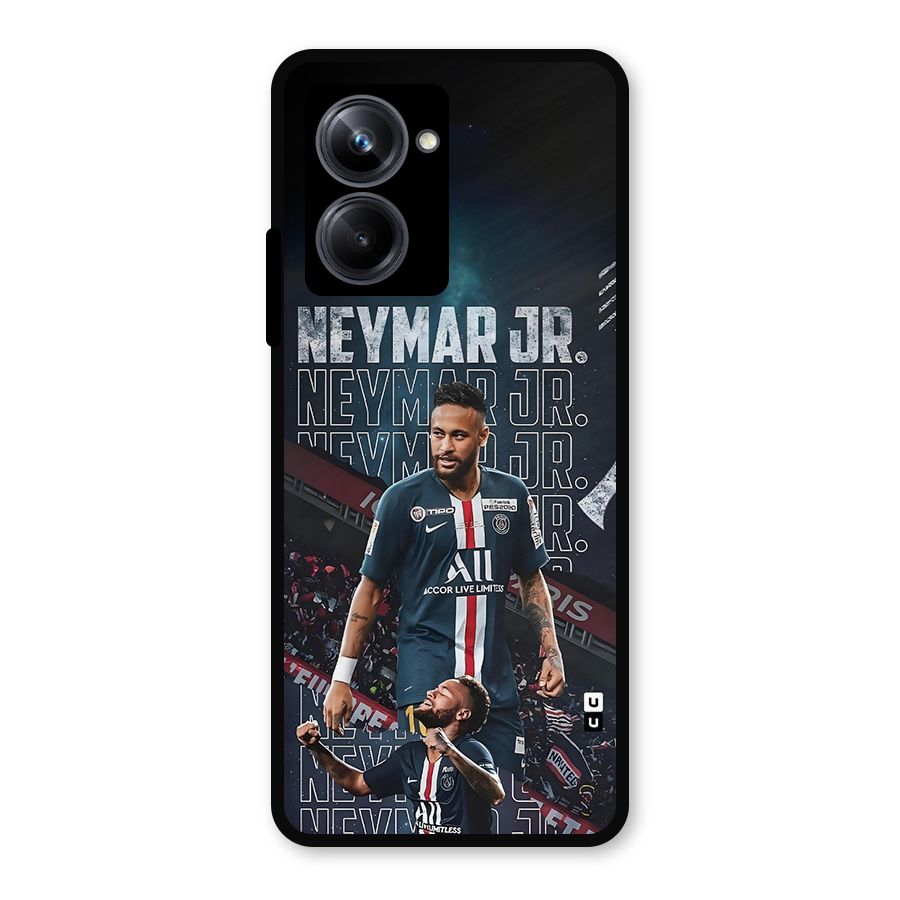 Artistic Striker Metal Back Case for Realme 10 Pro