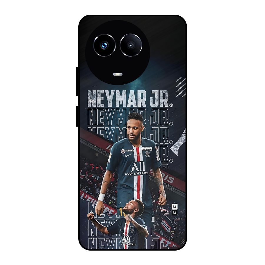 Artistic Striker Metal Back Case for Realme 11 5G