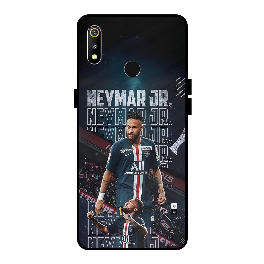 Artistic Striker Metal Back Case for Realme 3