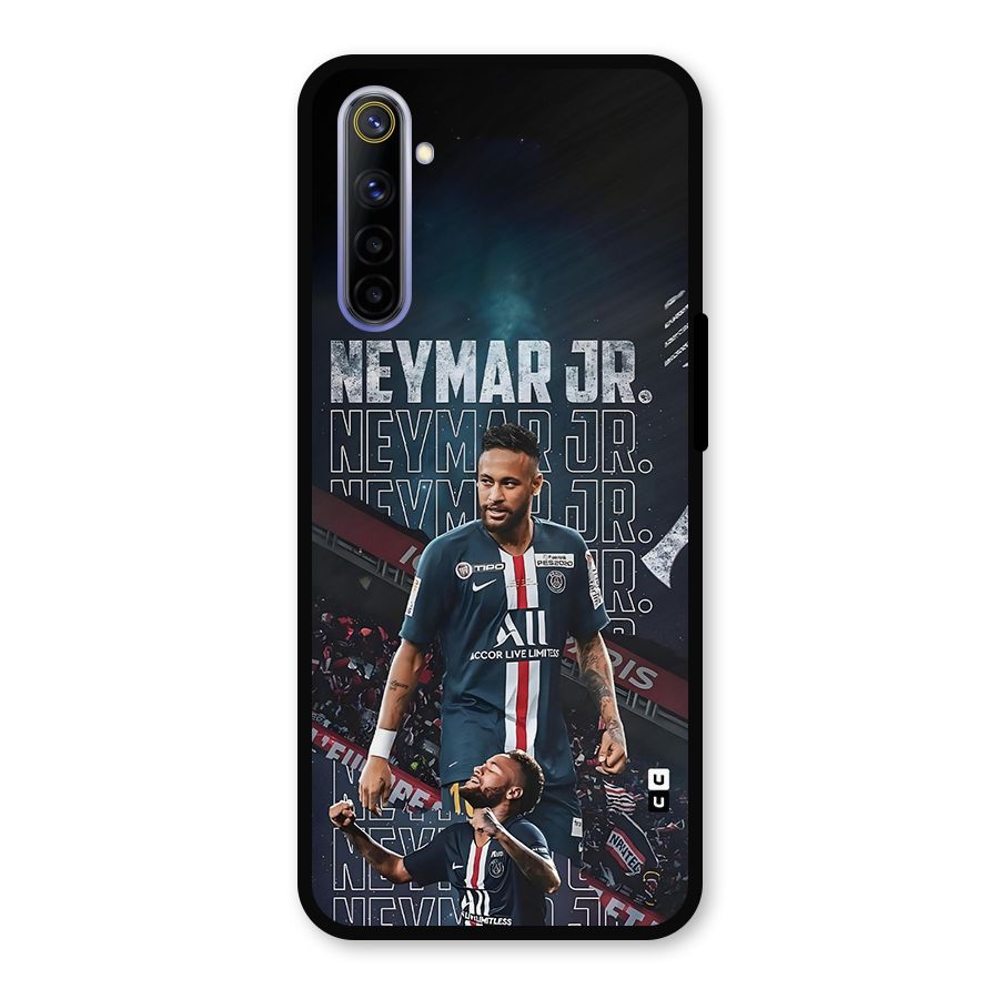Artistic Striker Metal Back Case for Realme 6i