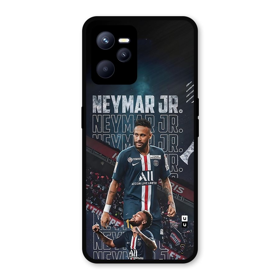 Artistic Striker Metal Back Case for Realme C35