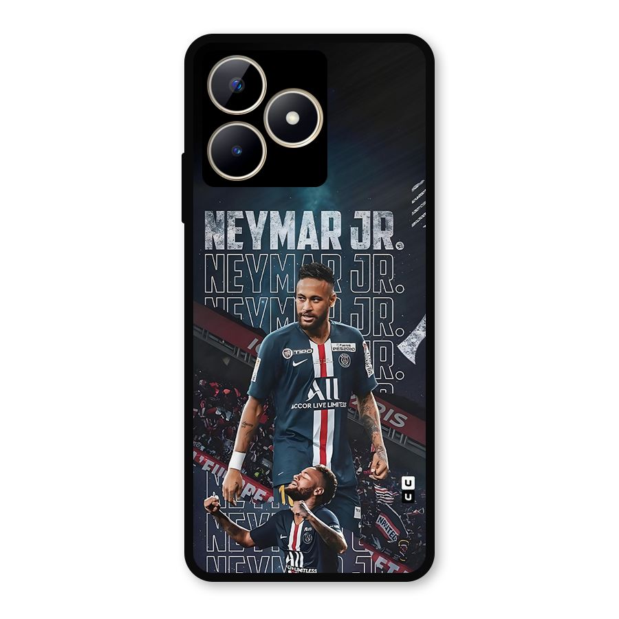 Artistic Striker Metal Back Case for Realme C53