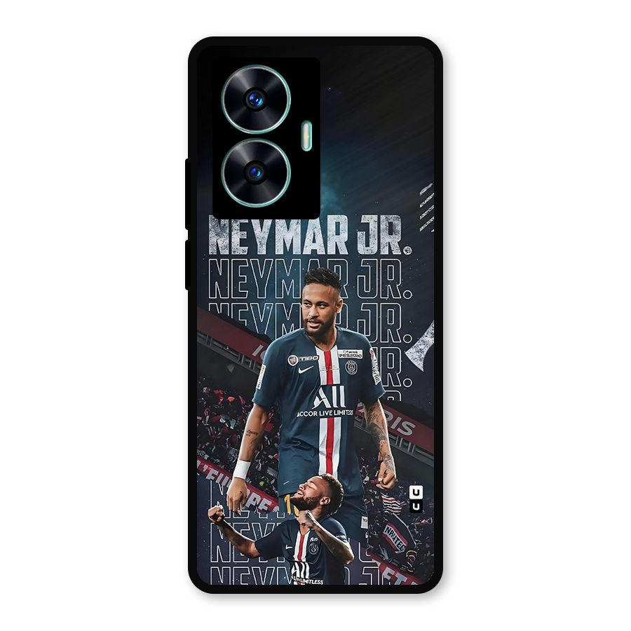 Artistic Striker Metal Back Case for Realme C55