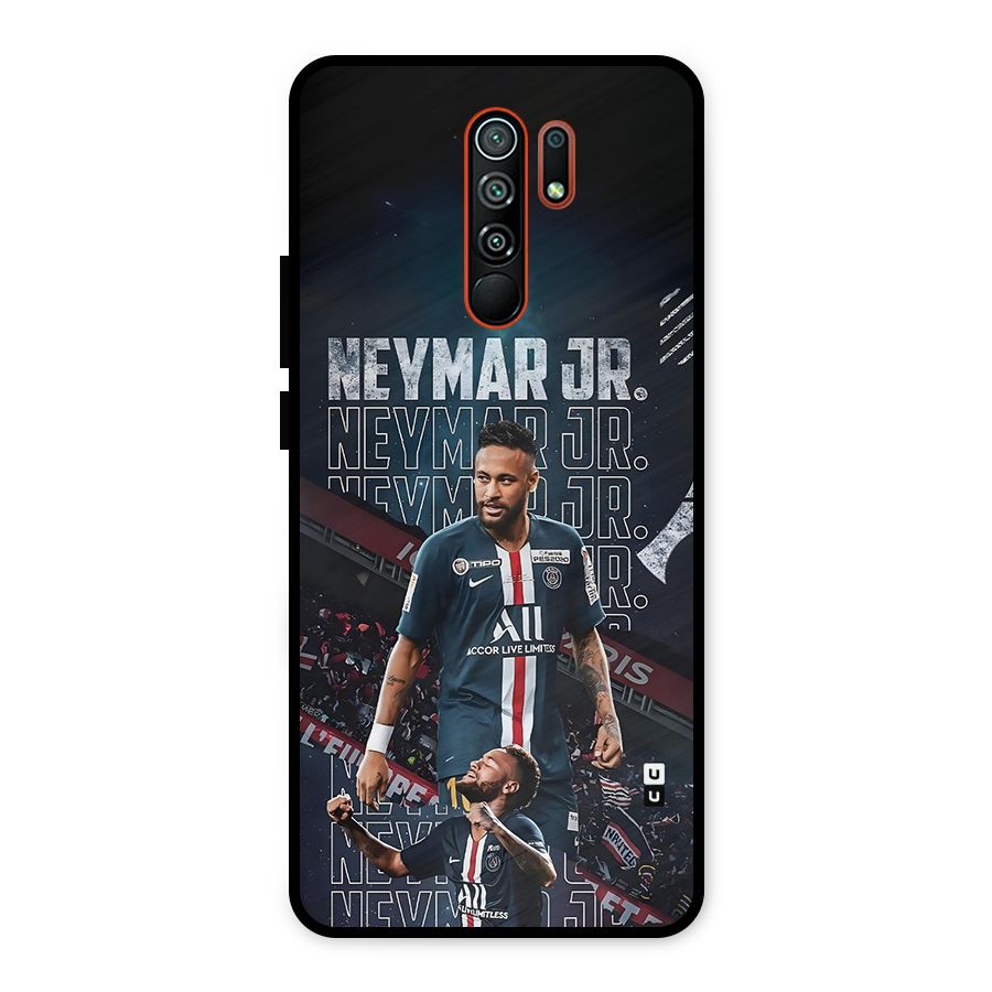 Artistic Striker Metal Back Case for Redmi 9 Prime