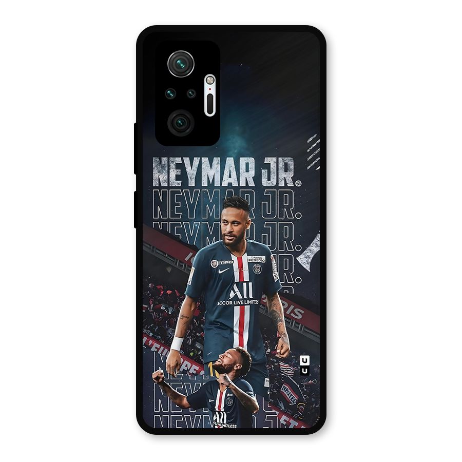 Artistic Striker Metal Back Case for Redmi Note 10 Pro Max