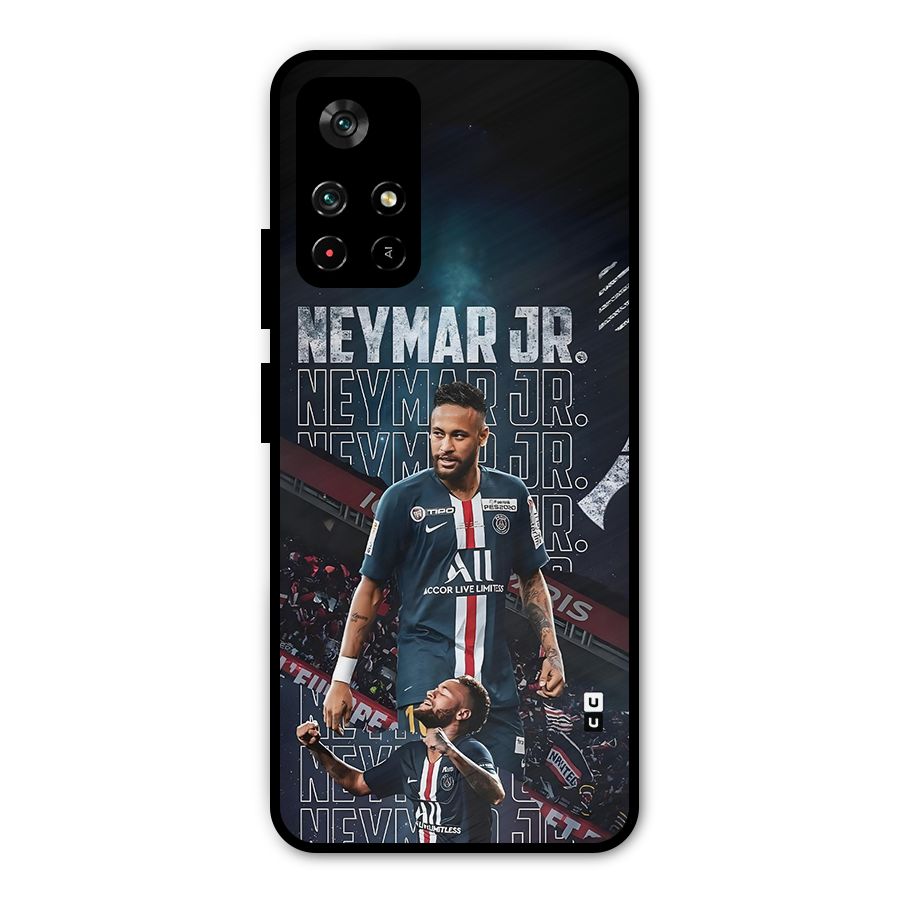 Artistic Striker Metal Back Case for Redmi Note 11T 5G