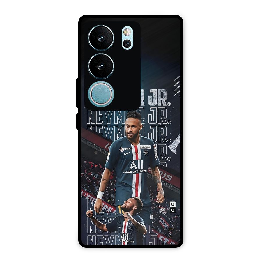 Artistic Striker Metal Back Case for Vivo V29