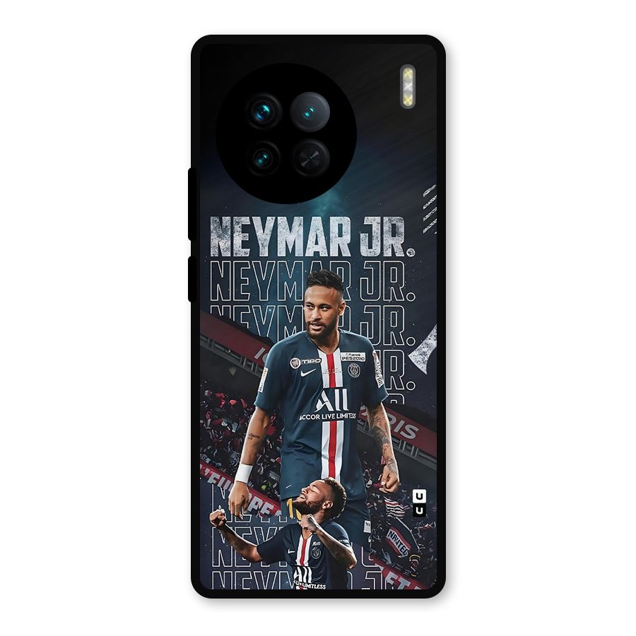 Artistic Striker Metal Back Case for Vivo X90