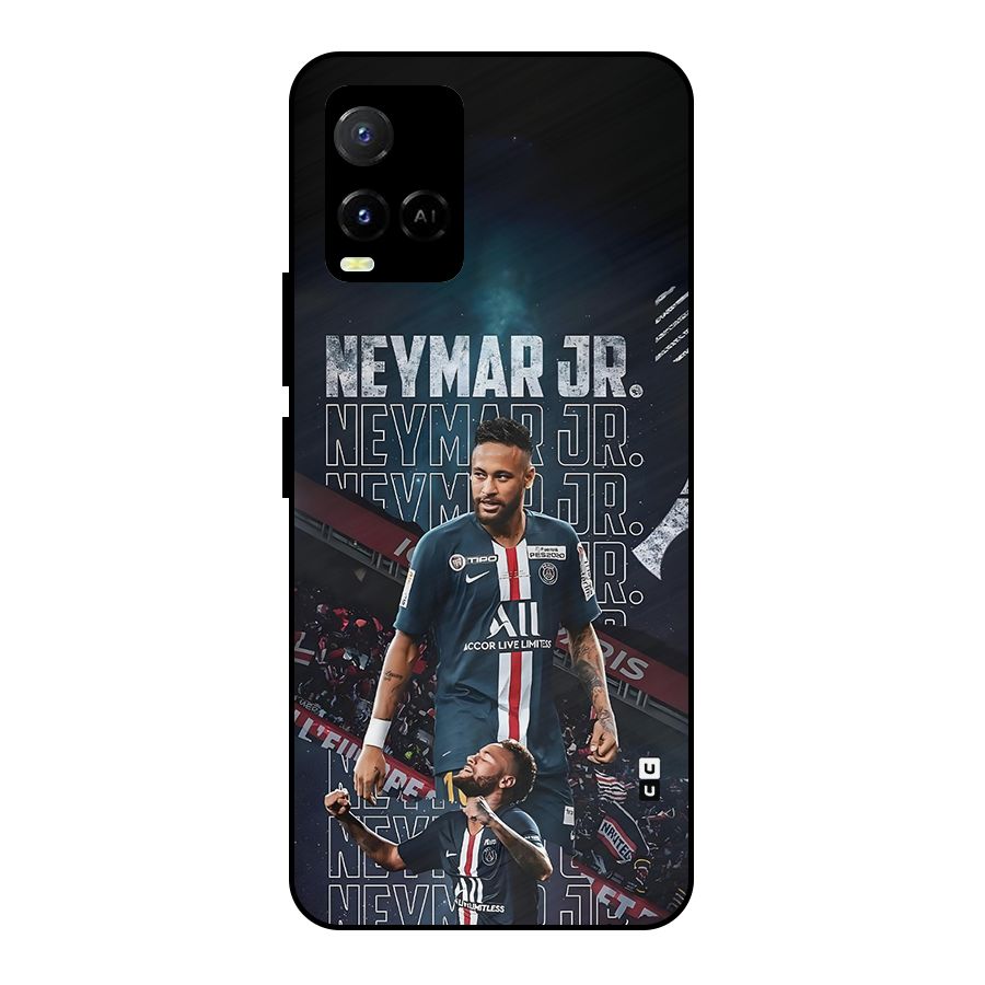 Artistic Striker Metal Back Case for Vivo Y33s