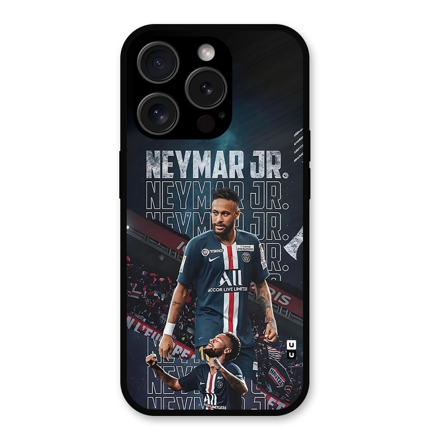Artistic Striker Metal Back Case for iPhone 15 Pro