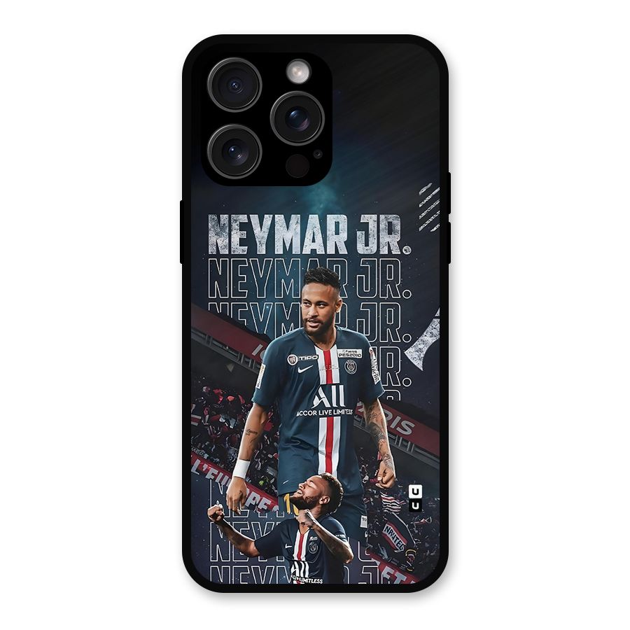 Artistic Striker Metal Back Case for iPhone 15 Pro Max