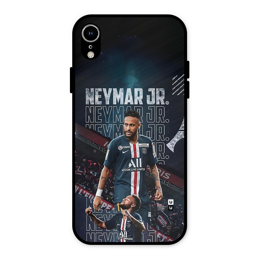 Artistic Striker Metal Back Case for iPhone XR