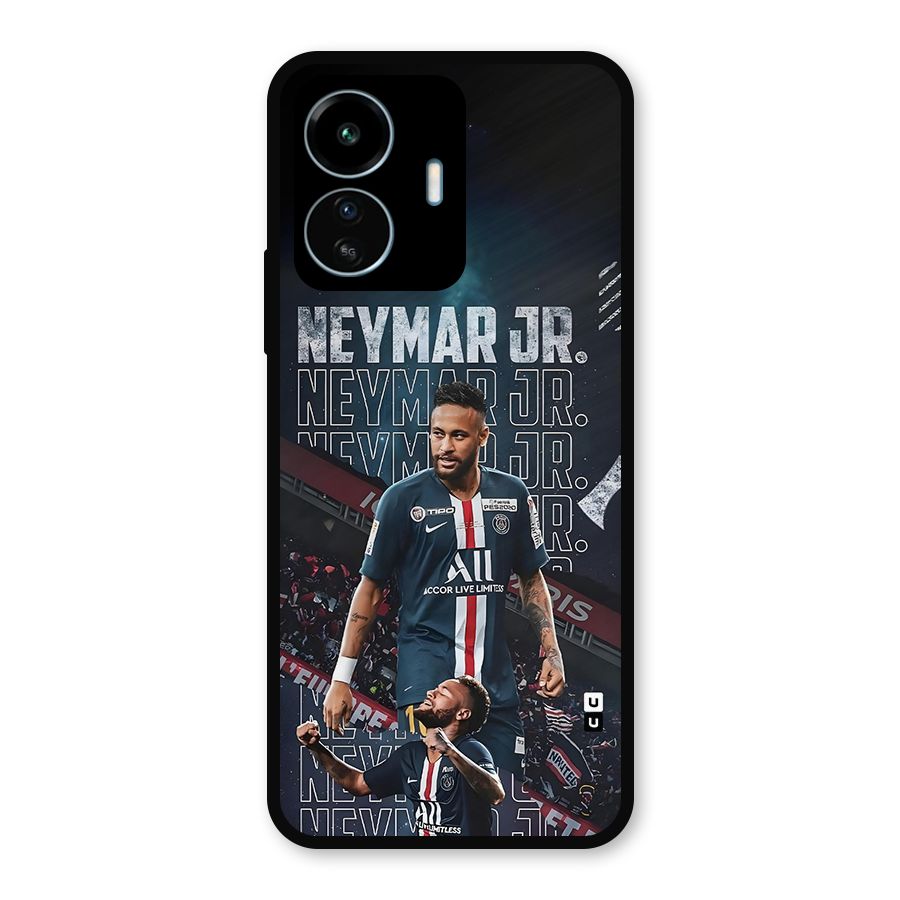 Artistic Striker Metal Back Case for vivo iQOO Z6 Lite 5G
