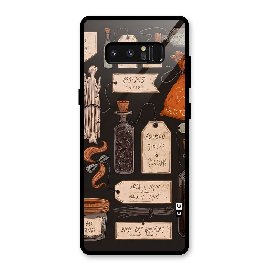 Asorted Shreks Glass Back Case for Galaxy Note 8