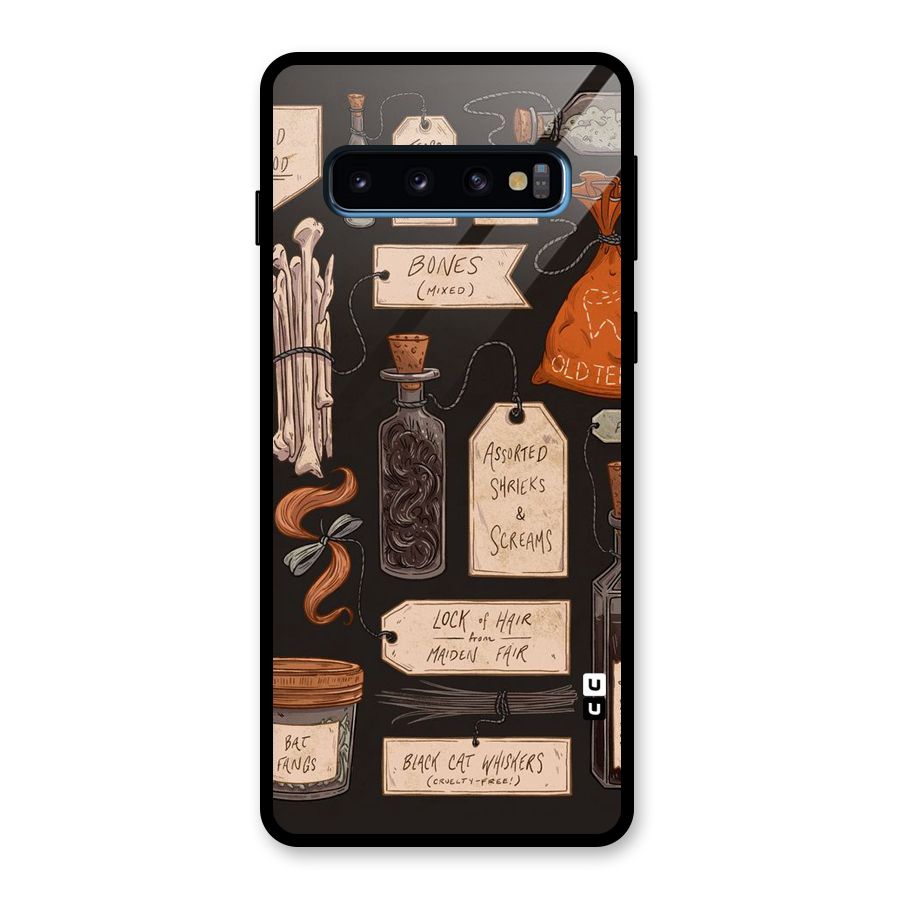 Asorted Shreks Glass Back Case for Galaxy S10