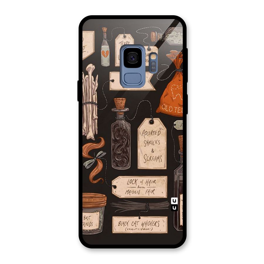 Asorted Shreks Glass Back Case for Galaxy S9