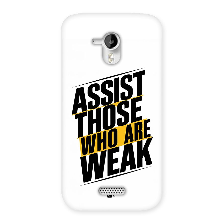 Assist Weak Back Case for Canvas HD A116