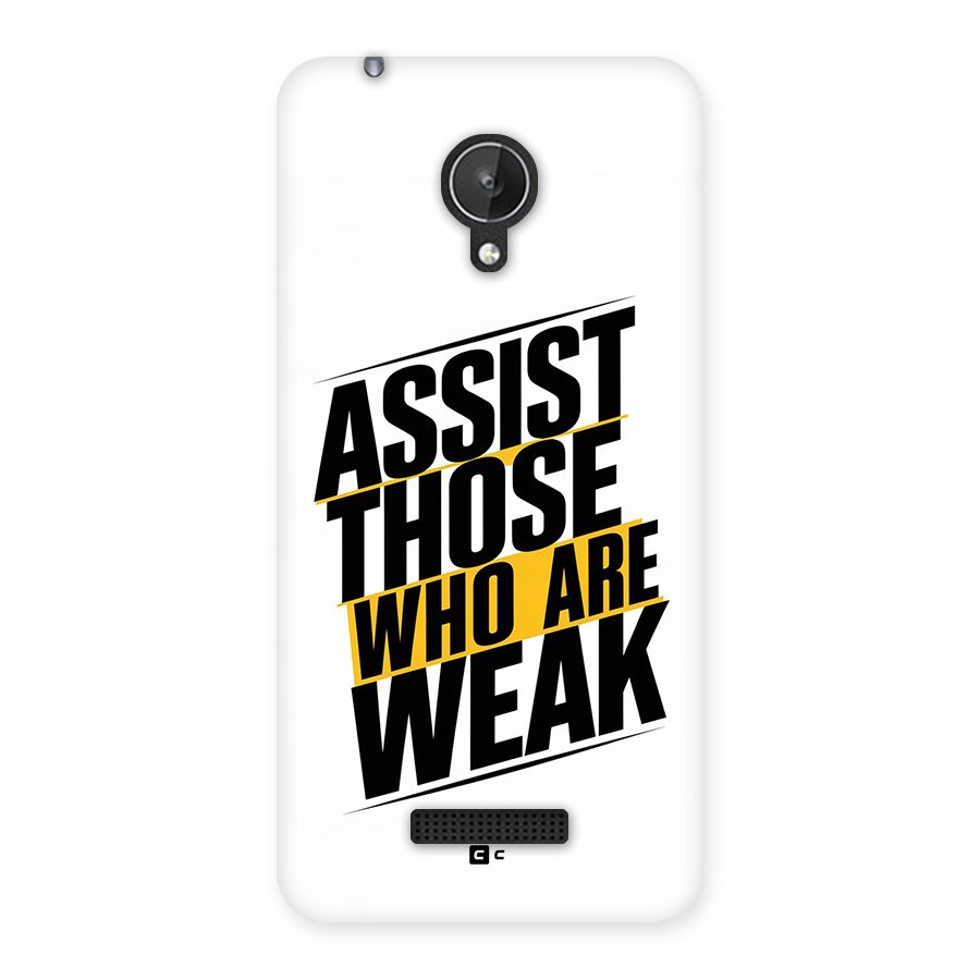 Assist Weak Back Case for Canvas Spark Q380