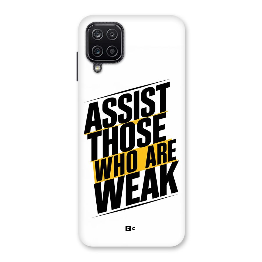 Assist Weak Back Case for Galaxy A12