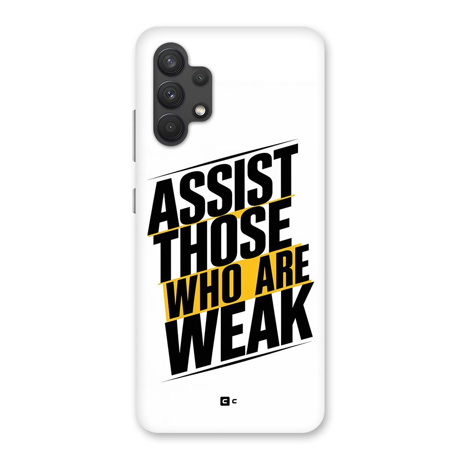 Assist Weak Back Case for Galaxy A32