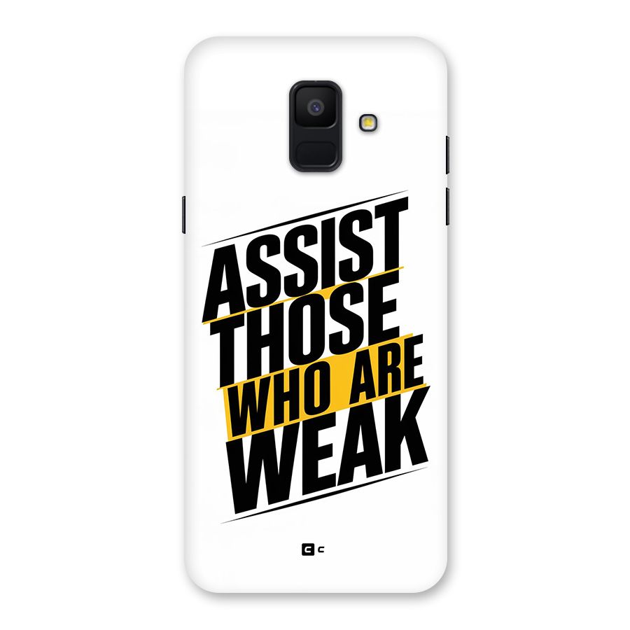 Assist Weak Back Case for Galaxy A6 (2018)