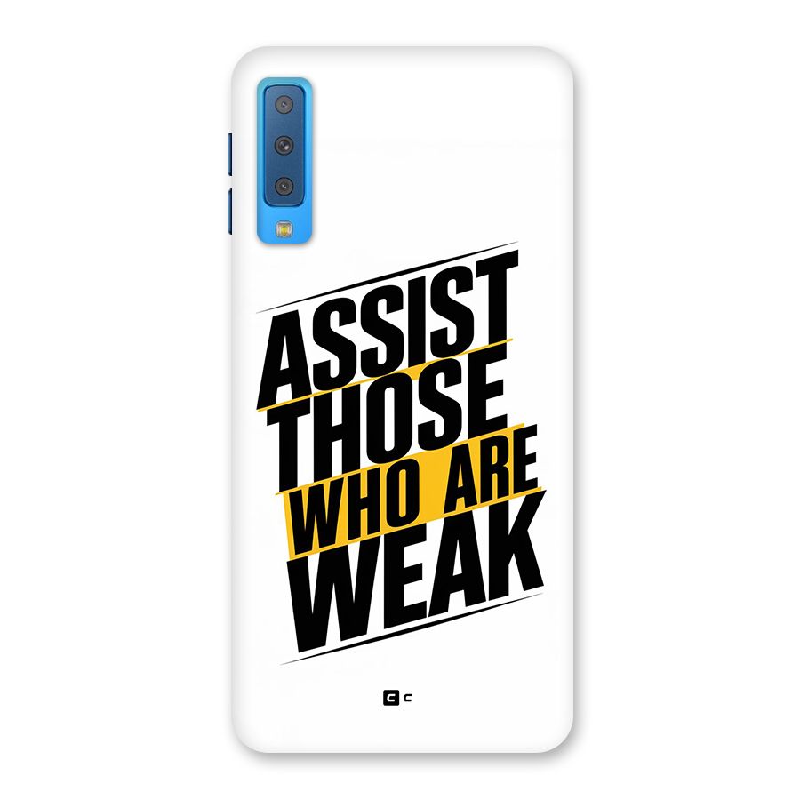 Assist Weak Back Case for Galaxy A7 (2018)