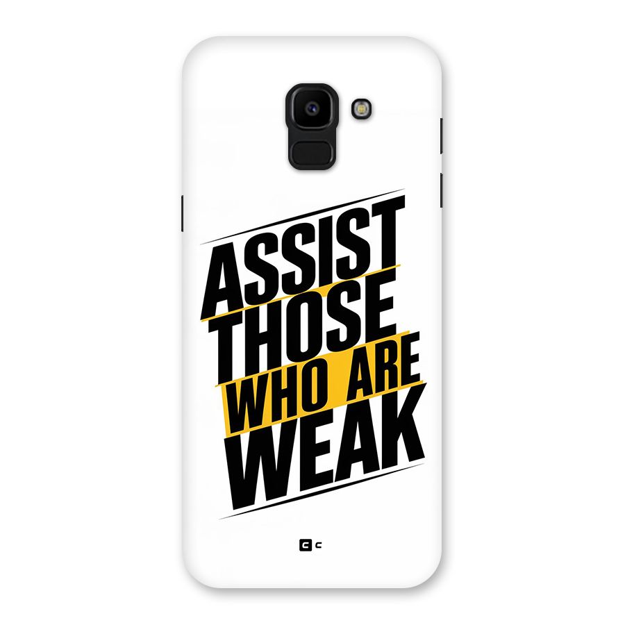 Assist Weak Back Case for Galaxy J6