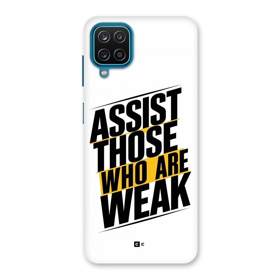 Assist Weak Back Case for Galaxy M12
