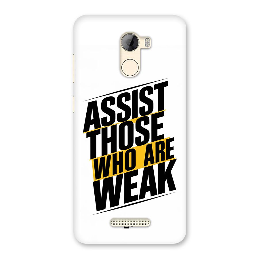 Assist Weak Back Case for Gionee A1 LIte
