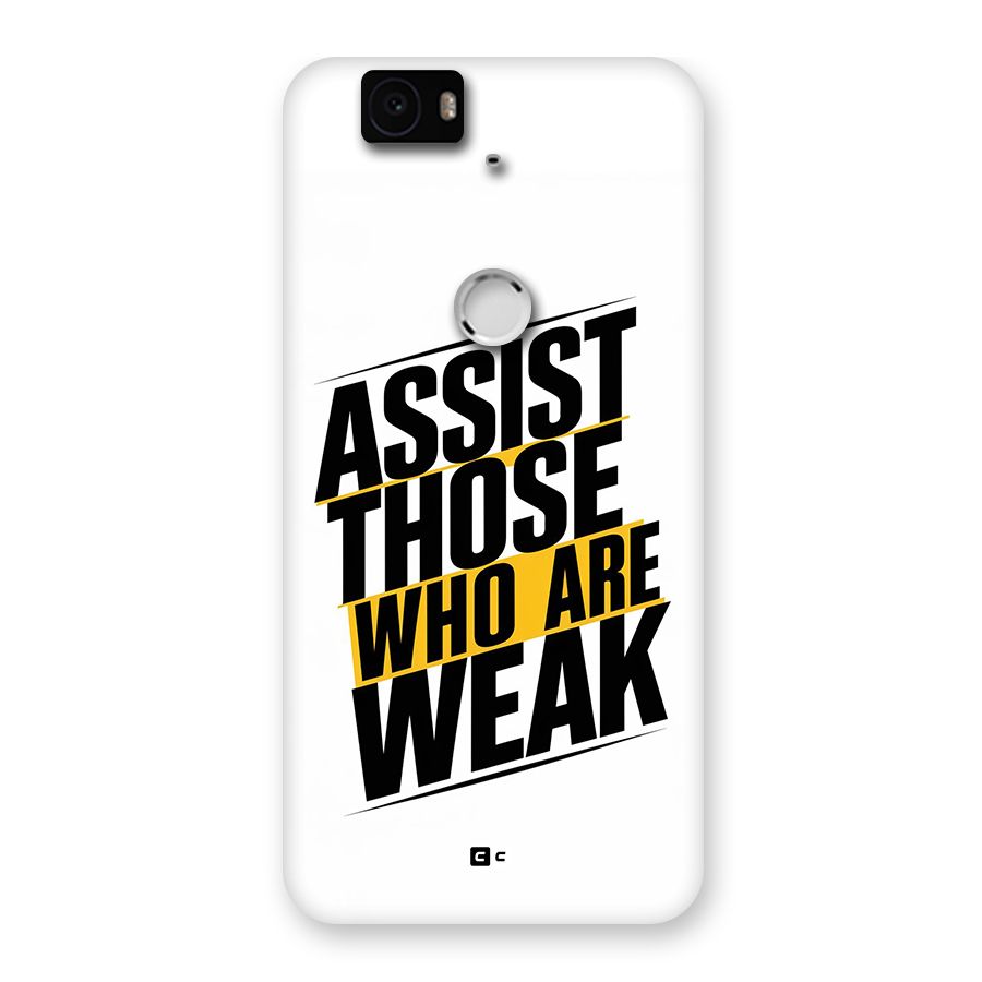 Assist Weak Back Case for Google Nexus 6P