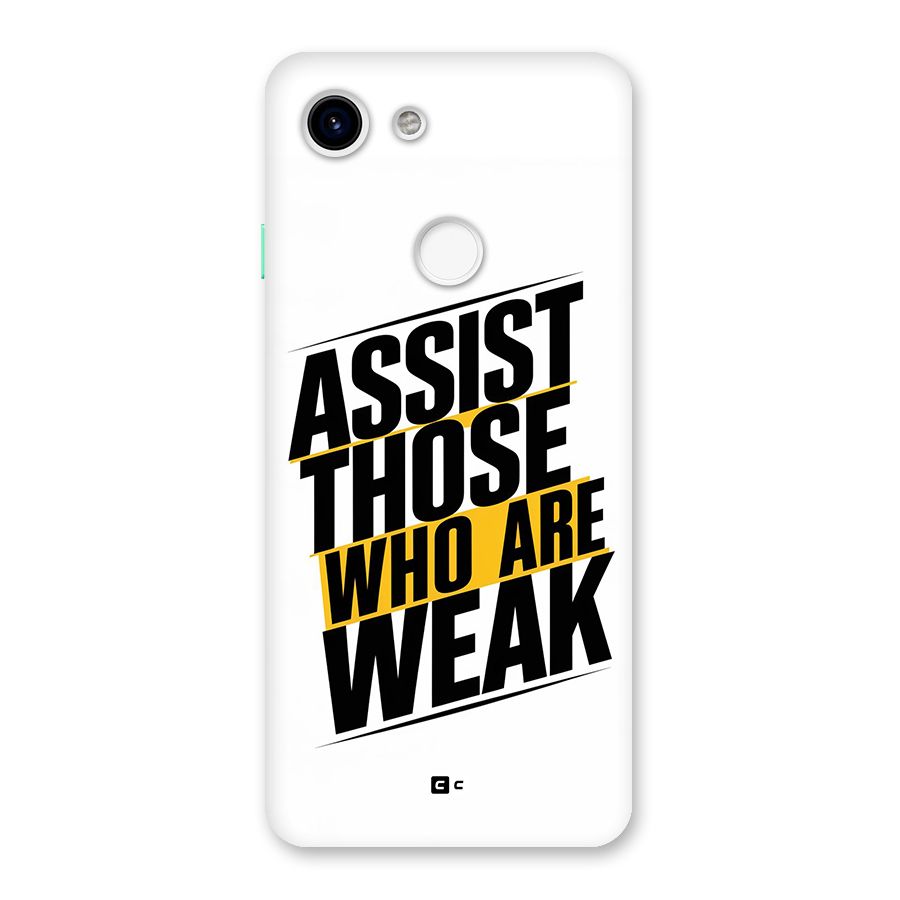 Assist Weak Back Case for Google Pixel 3